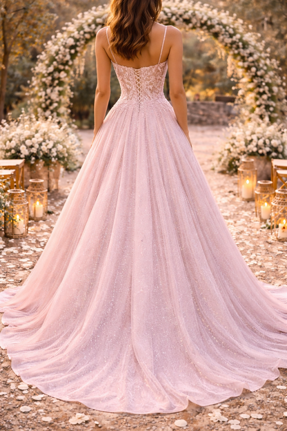 Tullea | Wedding Guest Embroidered Tulle Skirt Maxi Dress