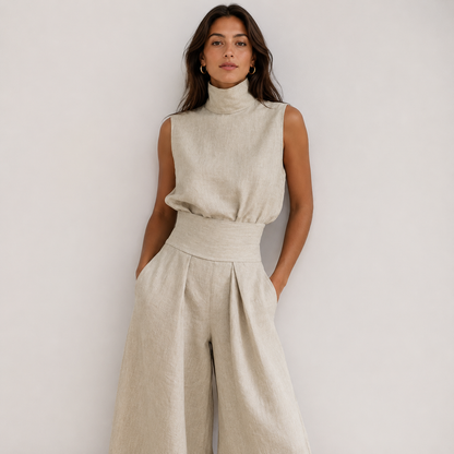 Valentina Creswell | Women's Wide Leg Two Piece Set