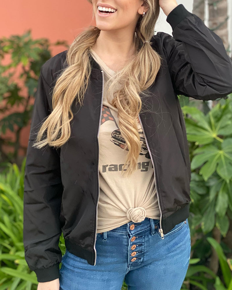 Sheryl | Women's Lightweight Bomber Jacket