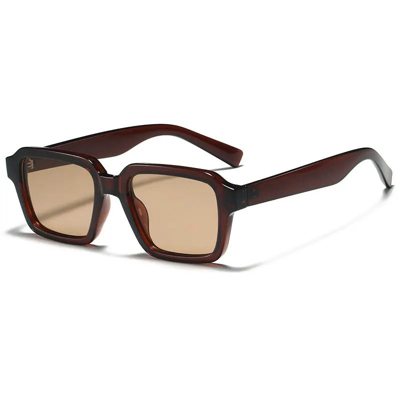 Clean-Line Square Frame Sunglasses