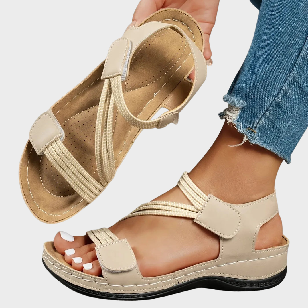 Nadia | Dual Strap Casual Sandals for Women