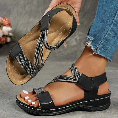 Nadia | Dual Strap Casual Sandals for Women