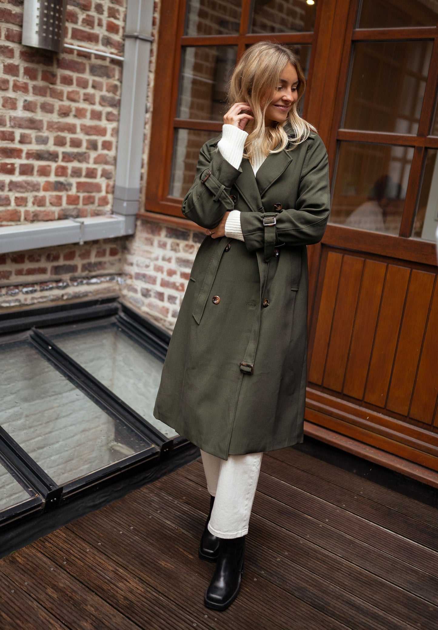 Krista | Women's Double-Breasted Long Coat
