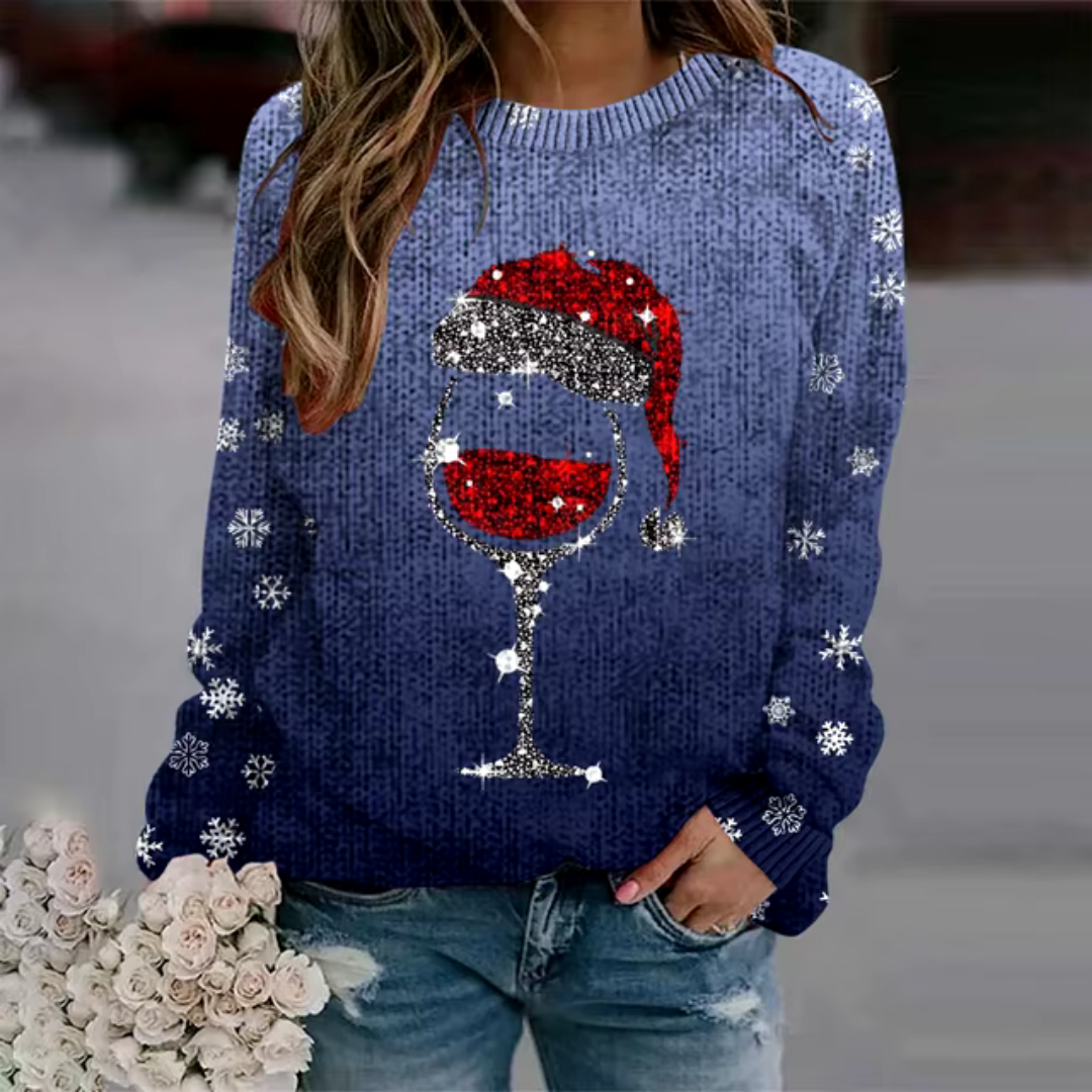 Carolina | Womens Xmas Jumper Soft Round Neck