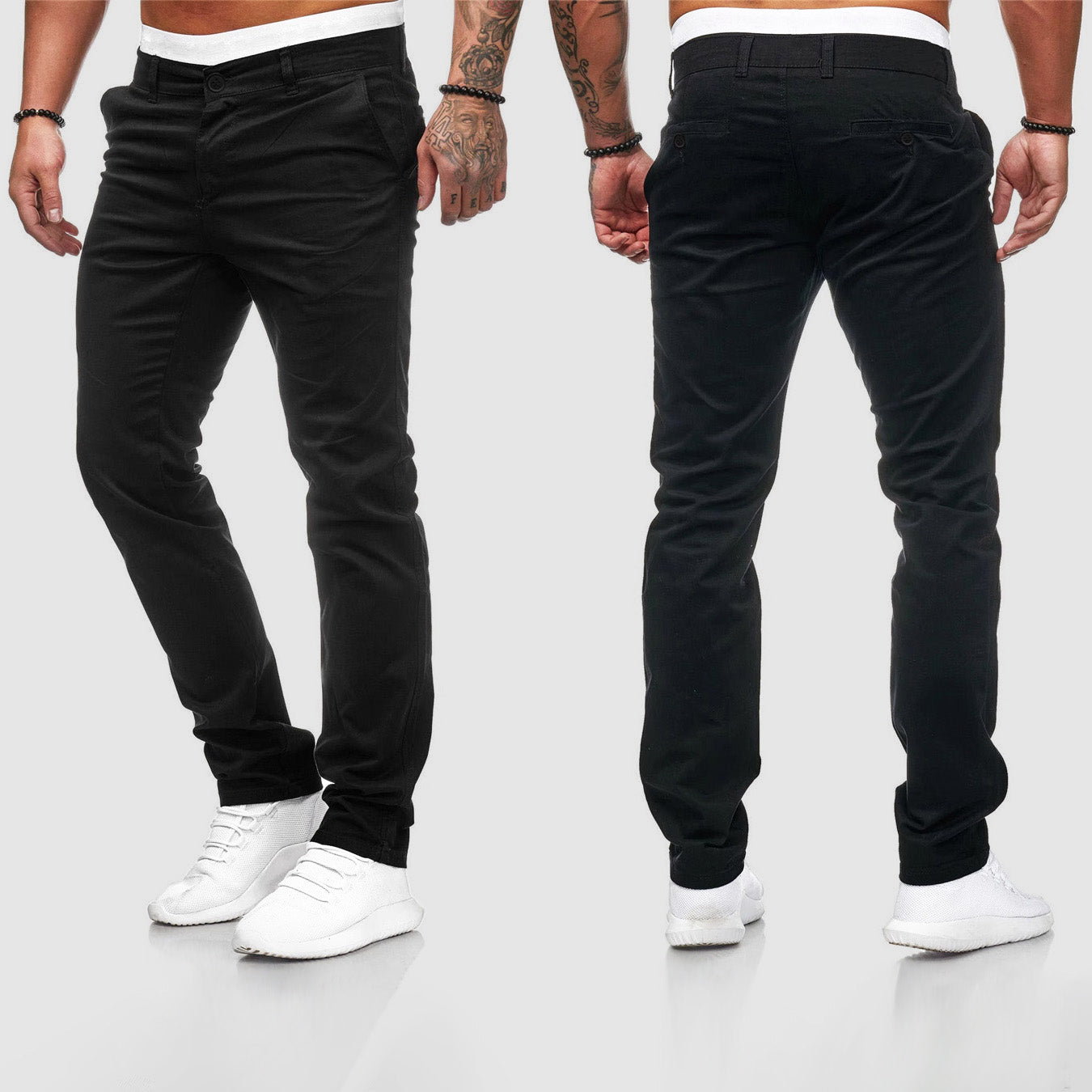 Gus | Men's Casual Slim Fit Straight Leg Pants