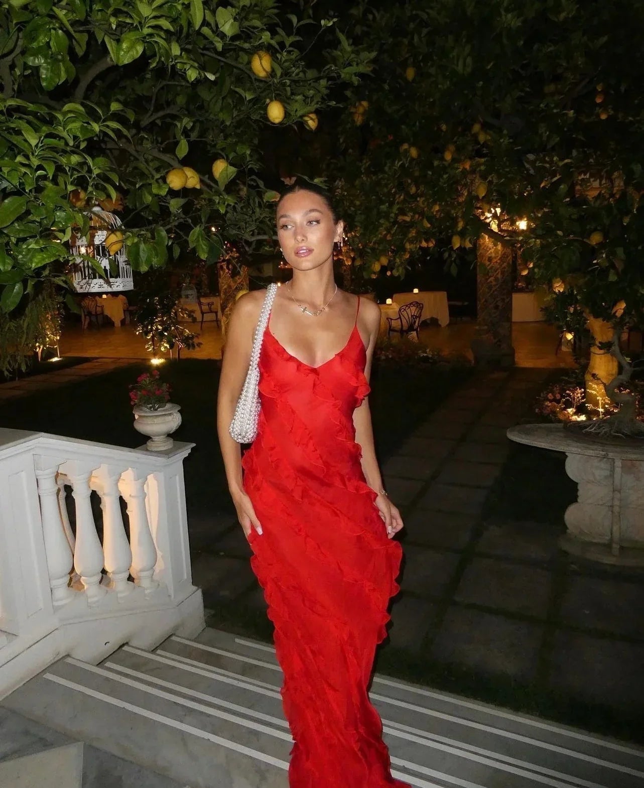 Margaux | Women's Off-Shoulder Backless Maxi Dress