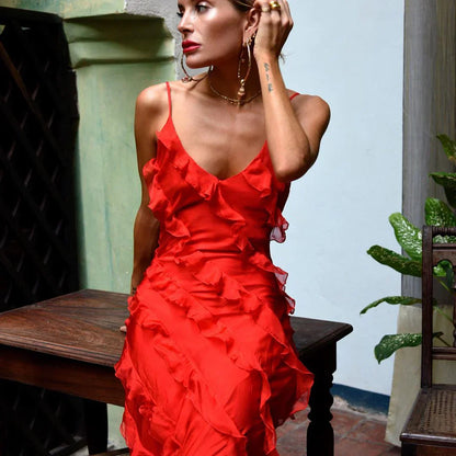 Margaux | Women's Off-Shoulder Backless Maxi Dress