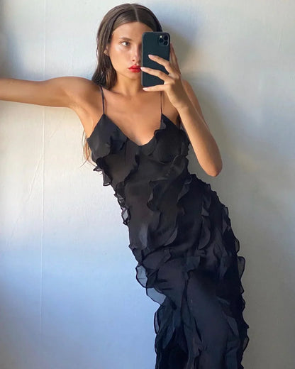 Margaux | Women's Off-Shoulder Backless Maxi Dress