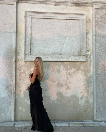Margaux | Women's Off-Shoulder Backless Maxi Dress