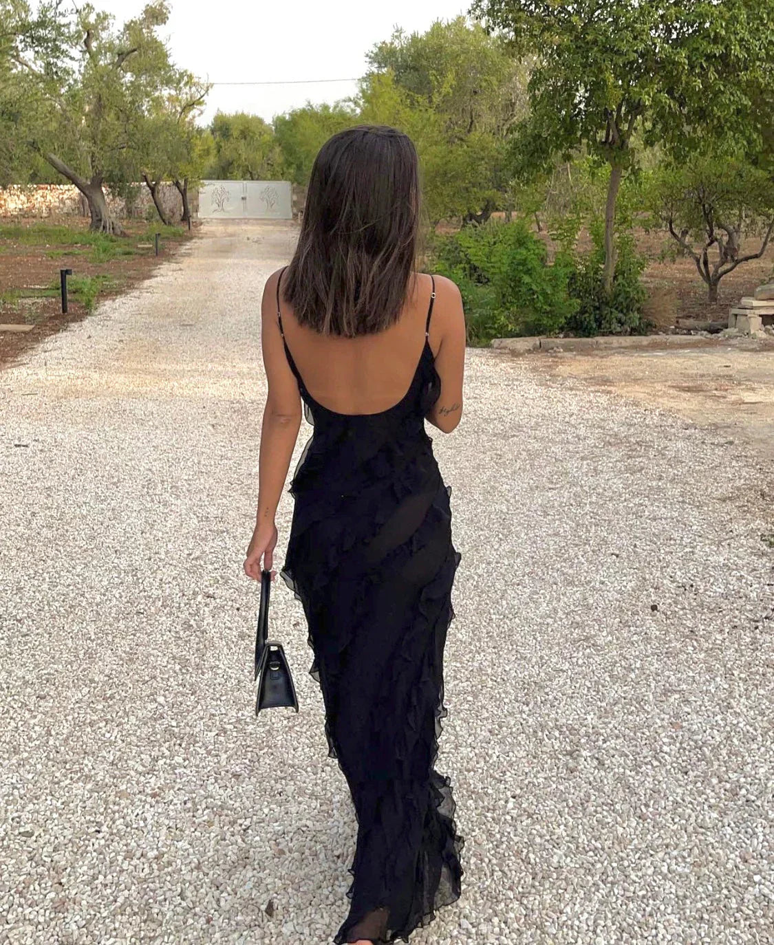 Margaux | Women's Off-Shoulder Backless Maxi Dress