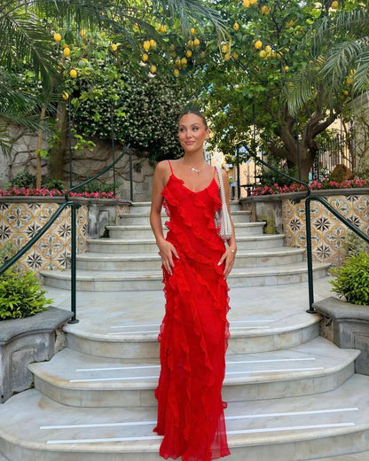 Margaux | Women's Off-Shoulder Backless Maxi Dress