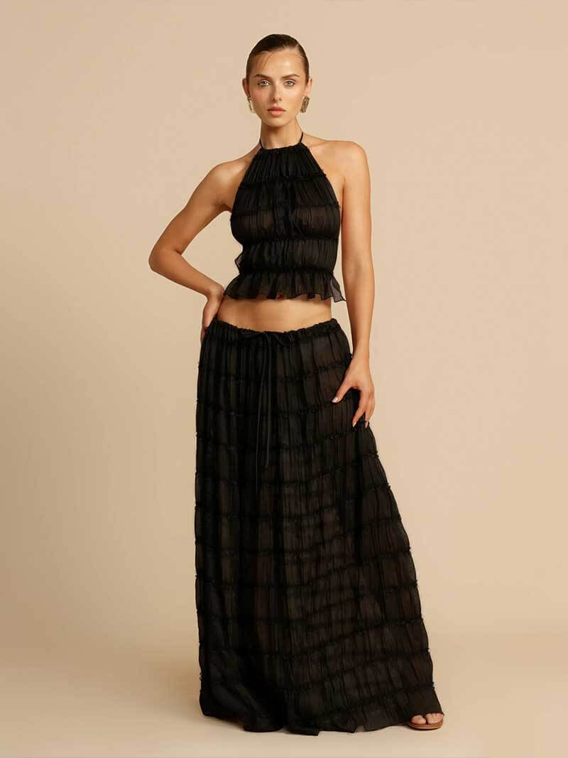 Milana | Women's Ruffle Two-Piece Set