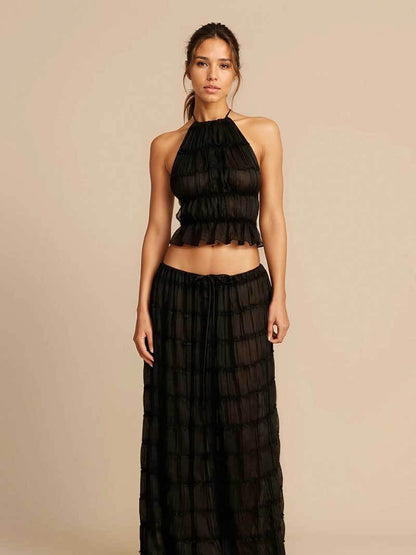 Milana | Women's Ruffle Two-Piece Set