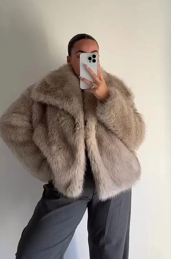 Miles | Women's Oversized Faux Fur Coat