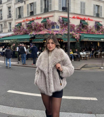 Miles | Women's Oversized Faux Fur Coat