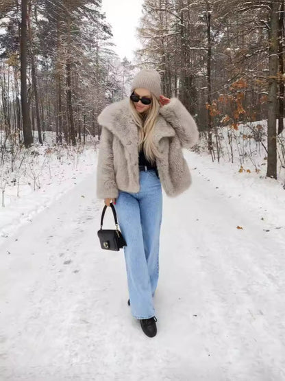 Miles | Women's Oversized Faux Fur Coat