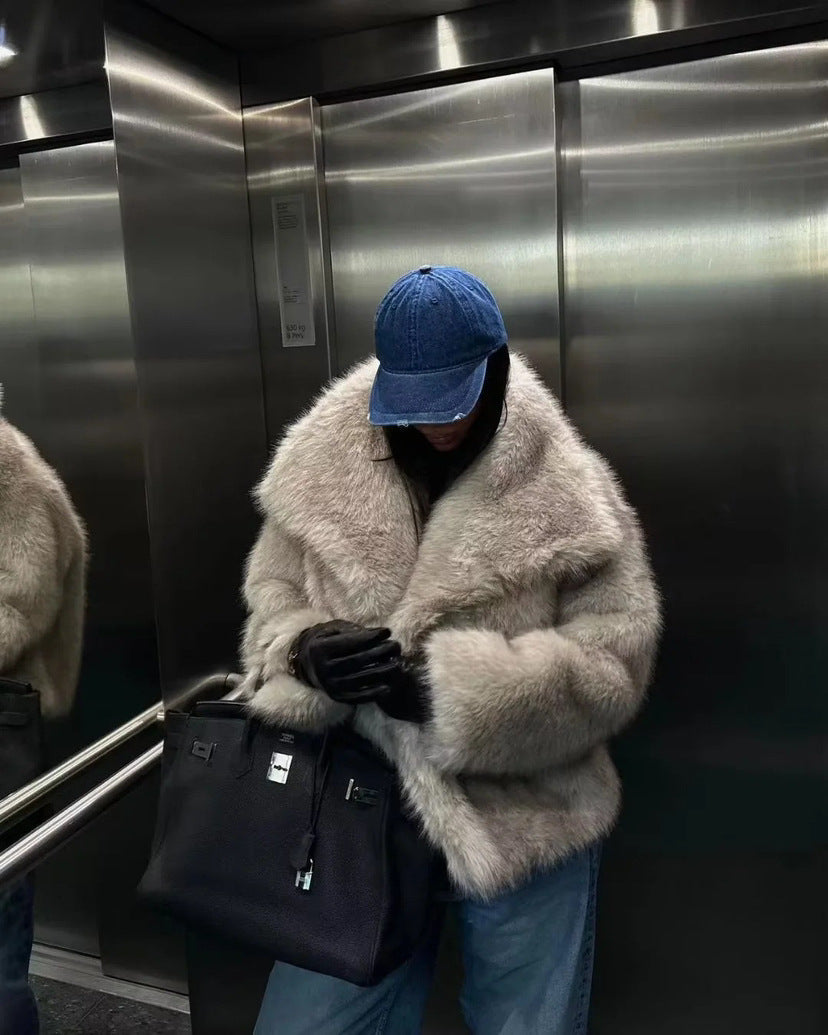 Miles | Women's Oversized Faux Fur Coat
