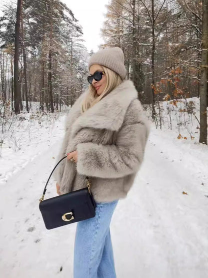 Miles | Women's Oversized Faux Fur Coat