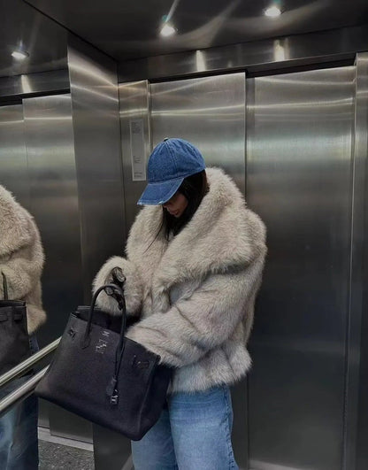 Miles | Women's Oversized Faux Fur Coat