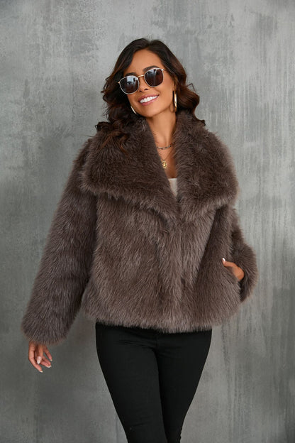Miles | Women's Oversized Faux Fur Coat