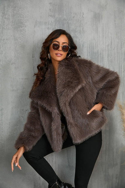 Miles | Women's Oversized Faux Fur Coat