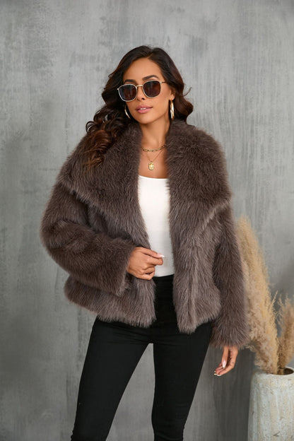 Miles | Women's Oversized Faux Fur Coat
