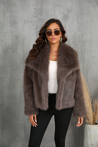 Miles | Women's Oversized Faux Fur Coat