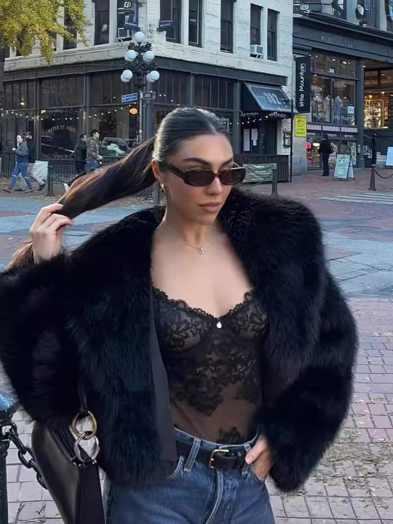 Miles | Women's Oversized Faux Fur Coat