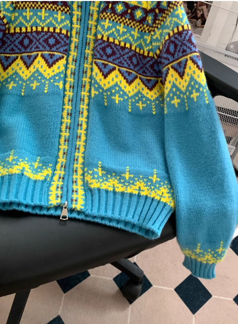 Sadie | Women's Fair Isle Hooded Jumper