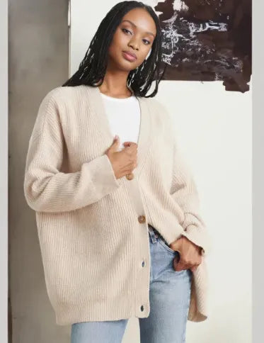 Olivia | Women's V-Neck Cashmere Cardigan