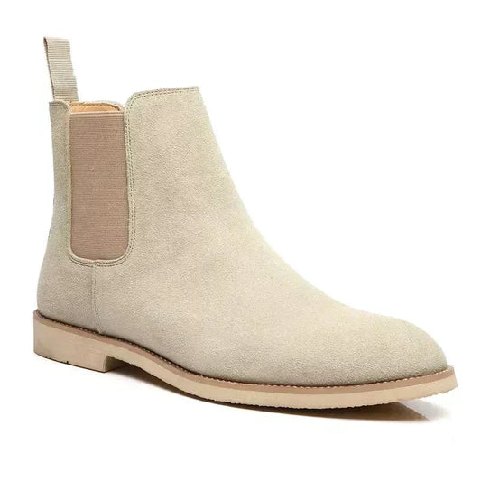 Nathaniel | Classic Chelsea Ankle Boots Leather Look Finish