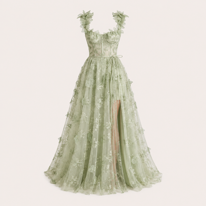 Floral Formal Maxi Dress For Women