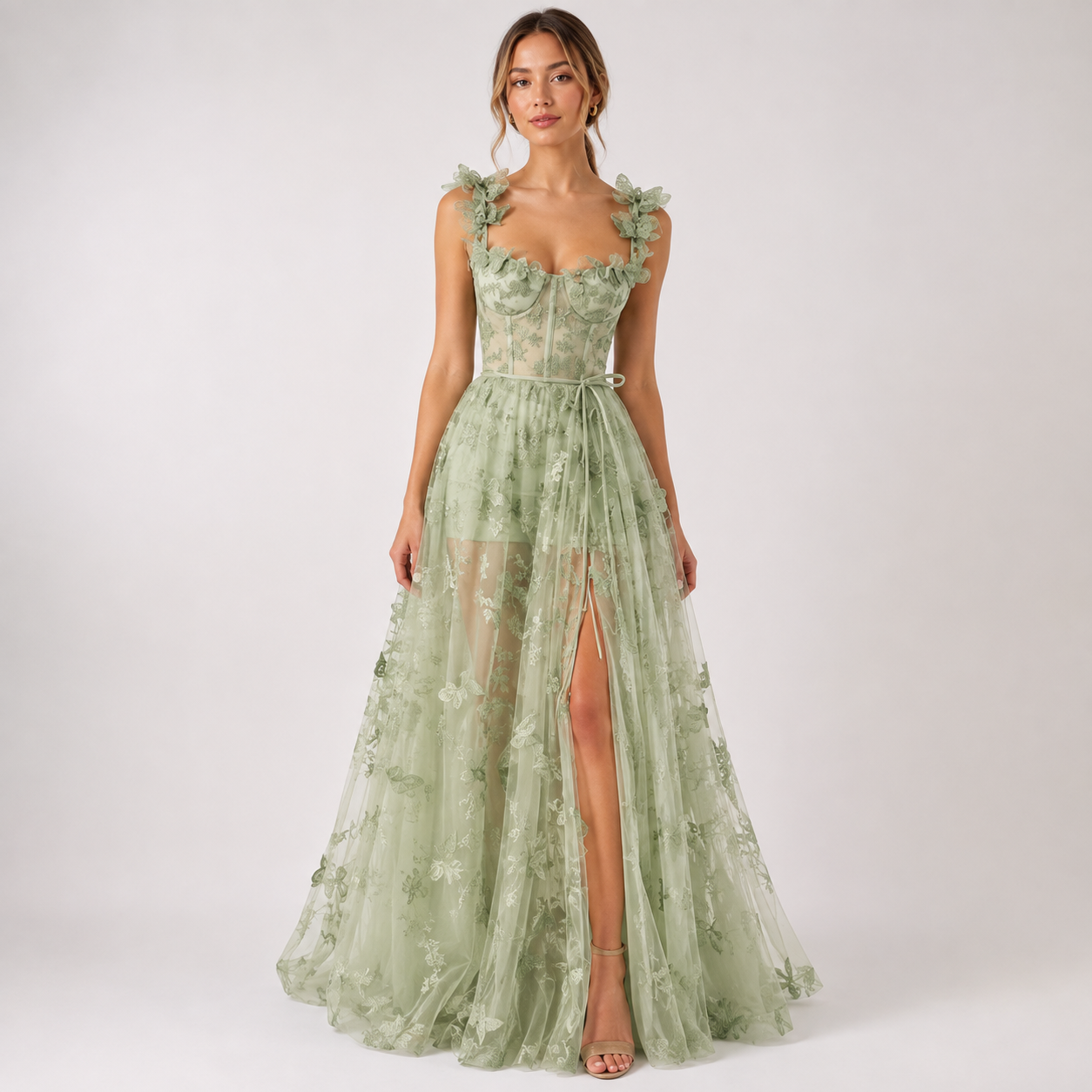 Floral Formal Maxi Dress For Women