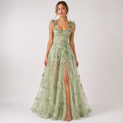 Floral Formal Maxi Dress For Women