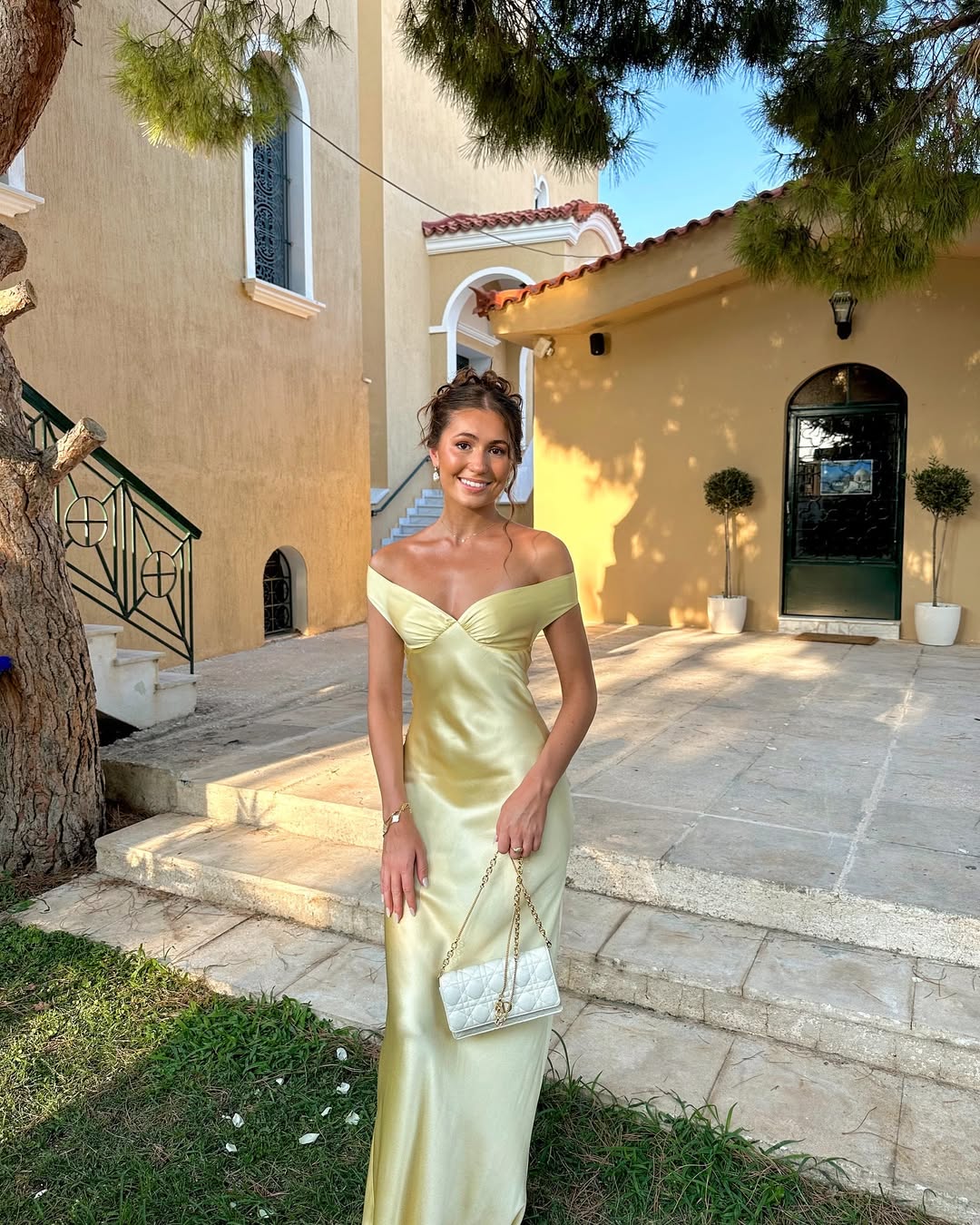 Marzelle | Women's Satin Backless Maxi Dress