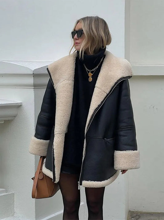 Oslo | Women's Oversized Faux Shearling Jacket