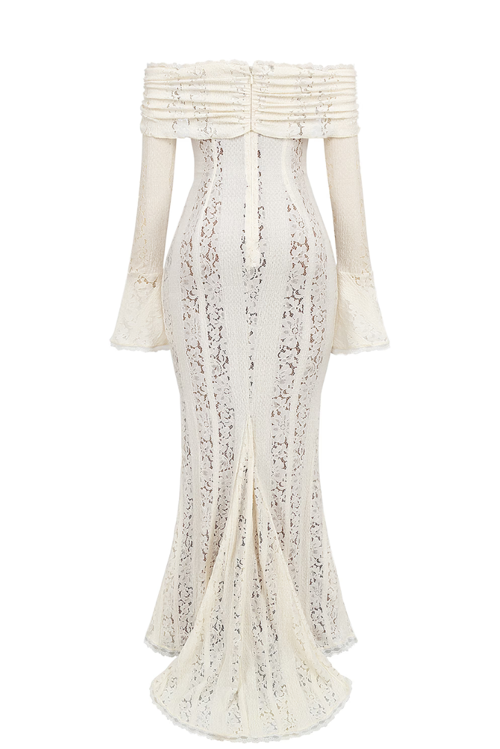 Sarai | Women's Off-Shoulder Lace Maxi Dress