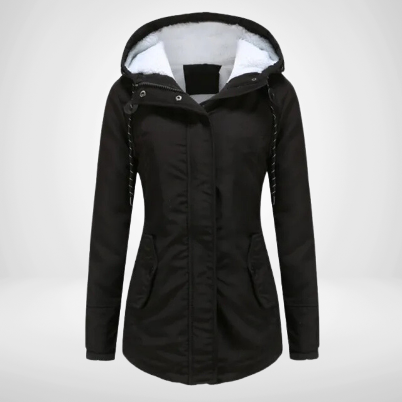 Teresa | Women's Hooded Fleece Lined Winter Jacket