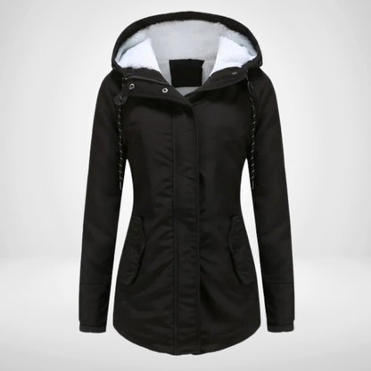 Teresa | Women's Hooded Fleece Lined Winter Jacket