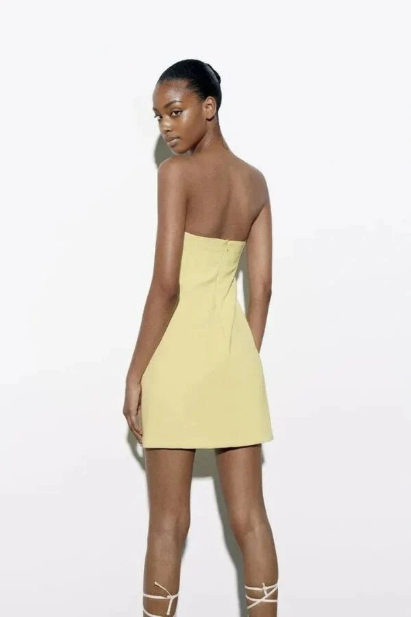Keeley | Shimmer Ruched Midi Dress