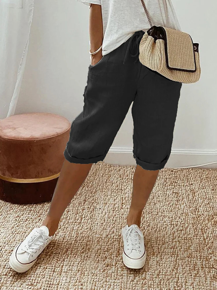 Ava | Women's Linen Bermuda Shorts for Spring