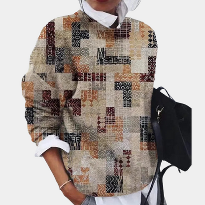 Alice | Women's Printed Crewneck Sweater