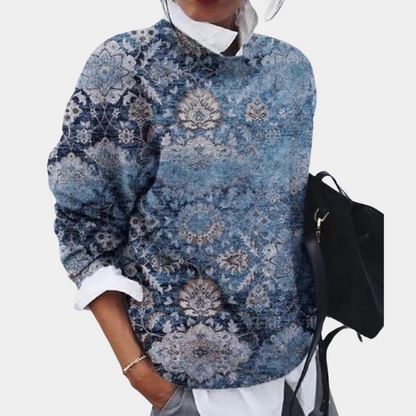 Alice | Women's Printed Crewneck Sweater