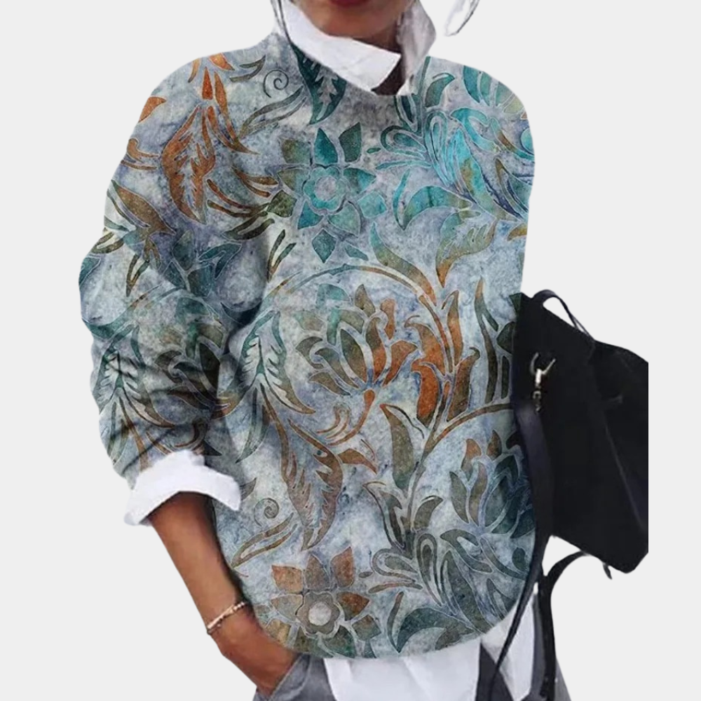 Alice | Women's Printed Crewneck Sweater