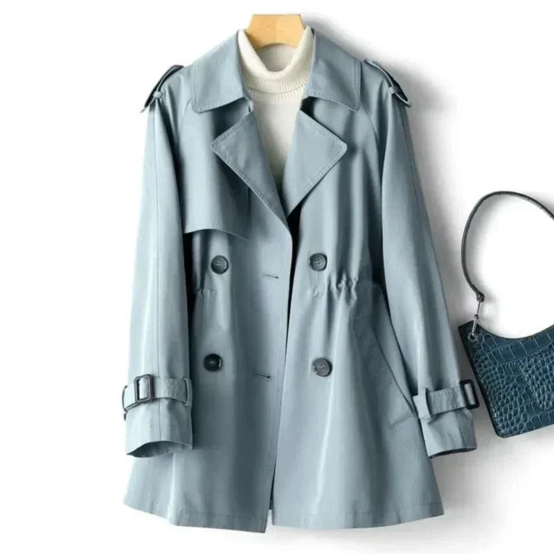 Reba | Women's Double-Breasted Coat Trench Coat