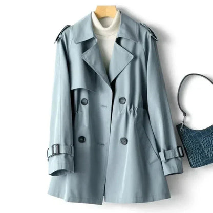 Reba | Women's Double-Breasted Coat Trench Coat