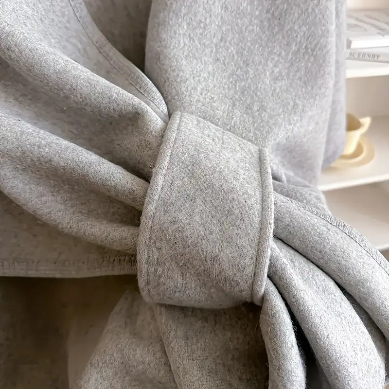 Noor | Linen Draped Shawl Wrap Cape