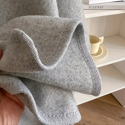 Noor | Linen Draped Shawl Wrap Cape