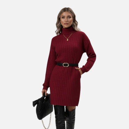 Nadia | Ribbed Knit Mini Dress