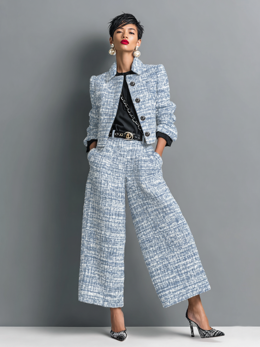 Akira | Chic Wide Leg Two Piece Set
